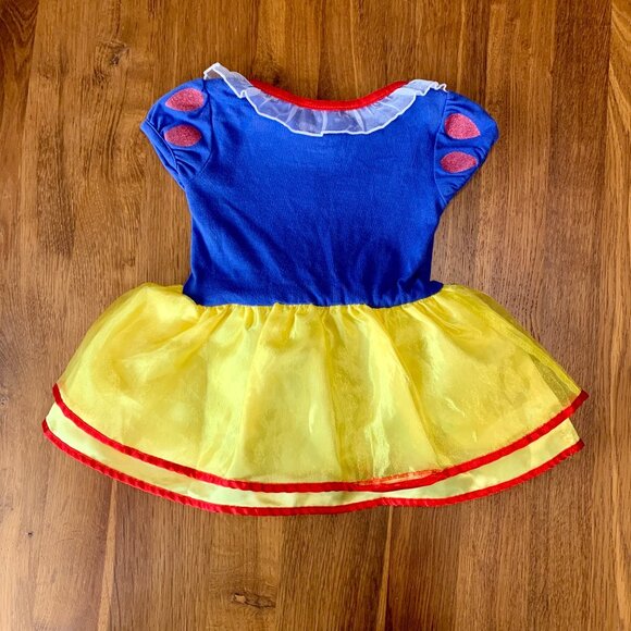 DISNEY PARKS Snow White Costume Baby Girl 12-18 Girls Halloween Bodysuit Dress - Picture 2 of 6